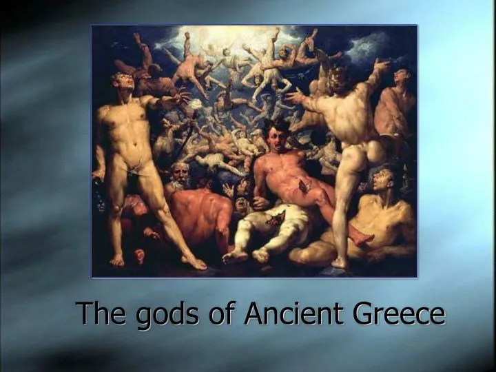 the gods of ancient greece
