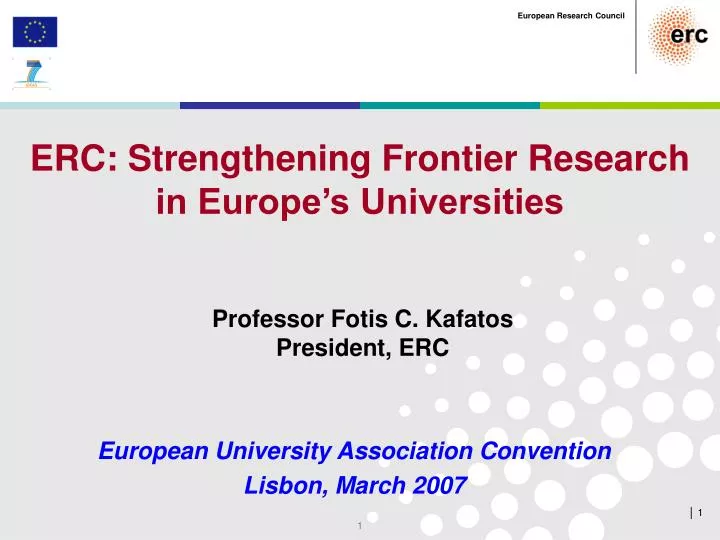 erc strengthening frontier research in europe s universities
