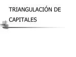TRIANGULACIÓN DE CAPITALES - slide 1