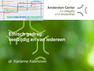 ethisch gedrag veelzijdig en van iedereen