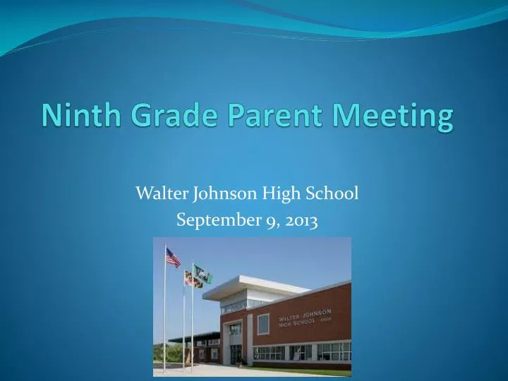 ninth grade parent meeting