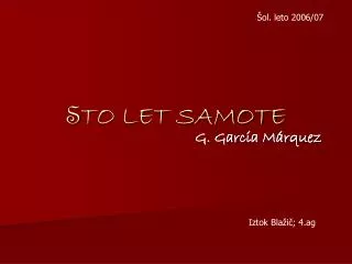 S TO LET SAMOTE