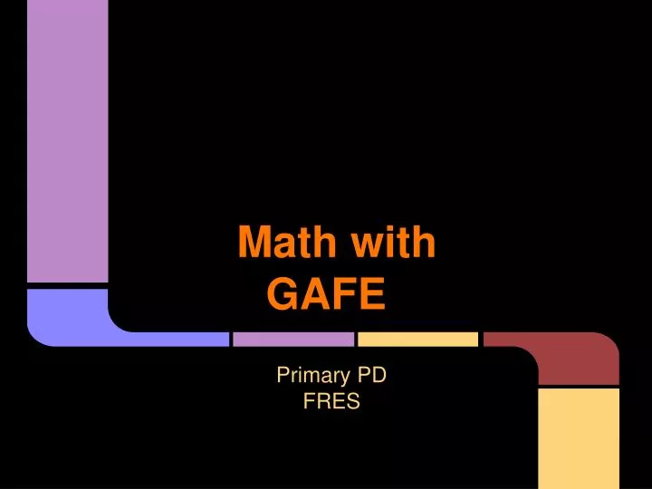 math with gafe