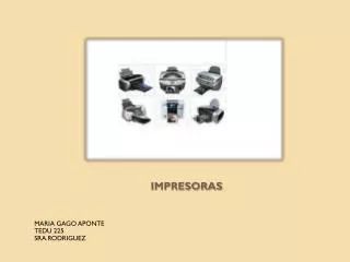 impresoras