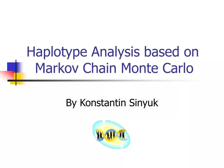 haplotype analysis based on markov chain monte carlo