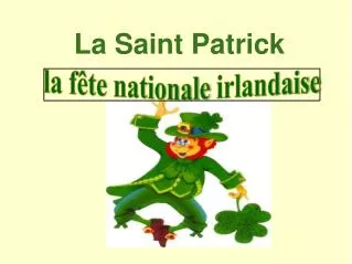 la saint patrick