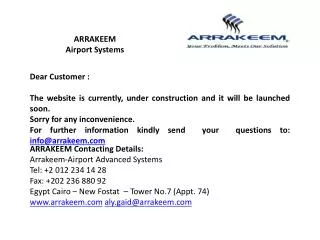 ARRAKEEM Airport Systems