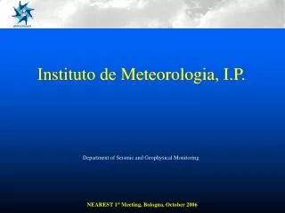 Instituto de Meteorologia, I.P.