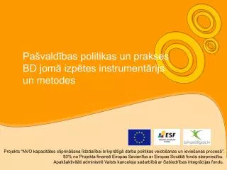 pa vald bas politikas un prakses bd jom izp tes instrument rijs un metodes