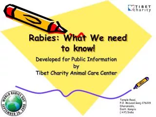 Rabies: What We need to know!