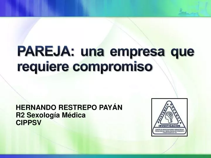 pareja una empresa que requiere compromiso