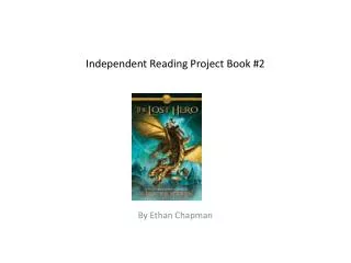 Independent Reading Project Book #2