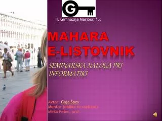 mahara e listovnik