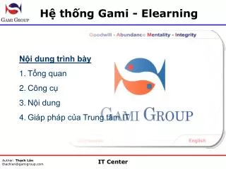 h th ng gami elearning