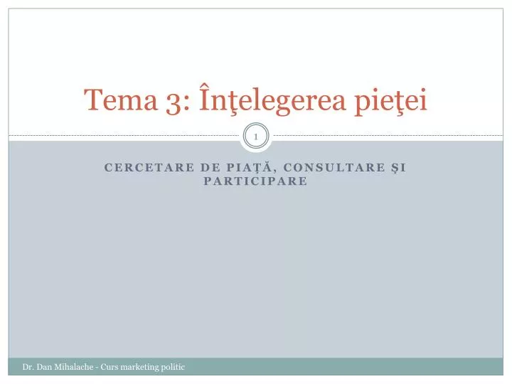 tema 3 n elegerea pie ei