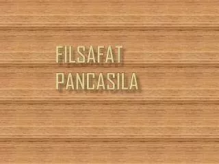 filsafat pancasila