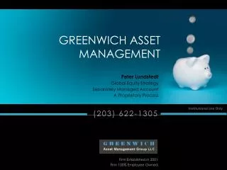 Peter Lundstedt Global Equity Strategy Separately Managed Account A Proprietary Process