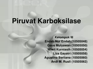 piruvat karboksilase
