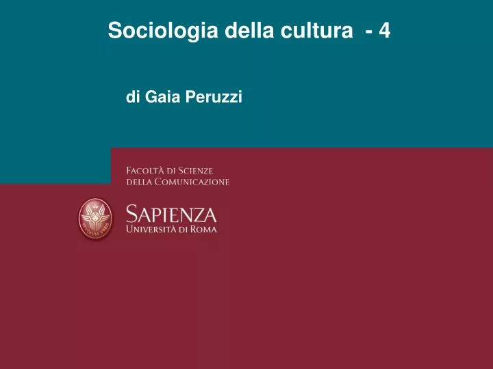 sociologia della cultura 4