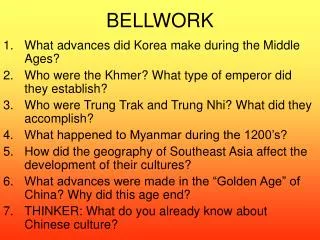 BELLWORK