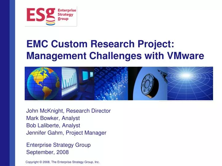 emc custom research project management challenges with vmware