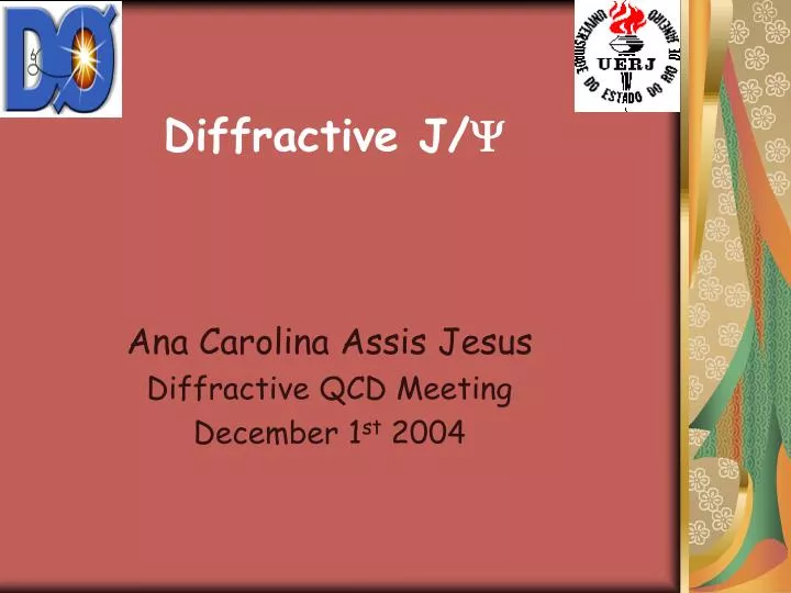 diffractive j y