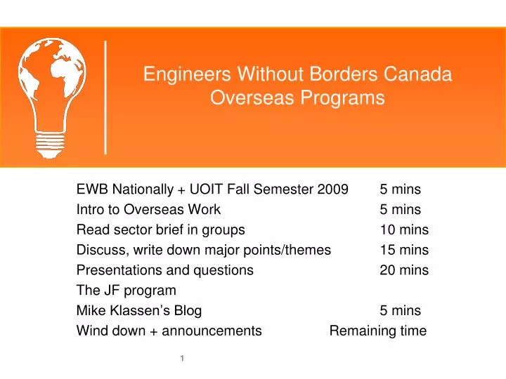 engineers without borders canada overseas programs