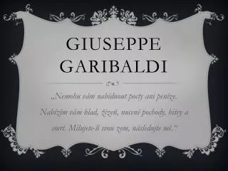 giuseppe garibaldi