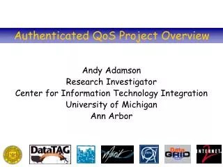 Authenticated QoS Project Overview