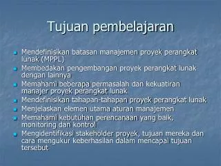 tujuan pembelajaran