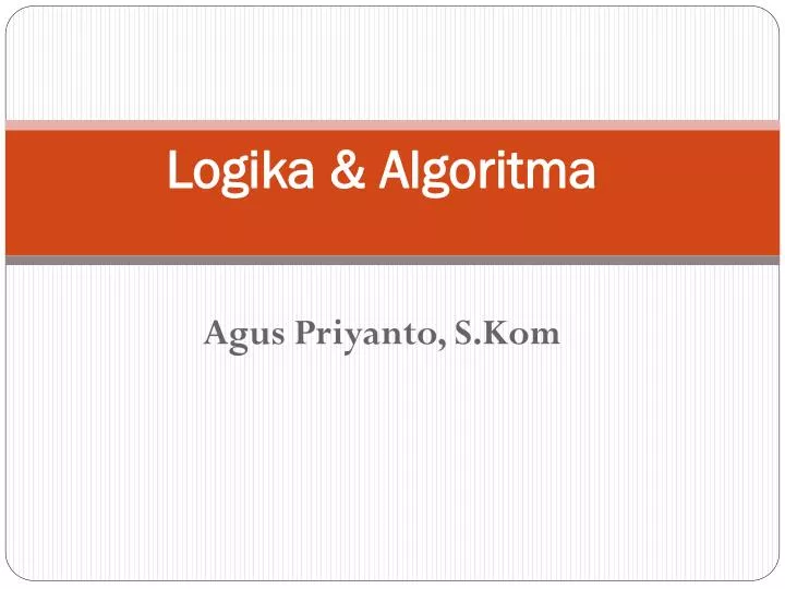 logika algoritma