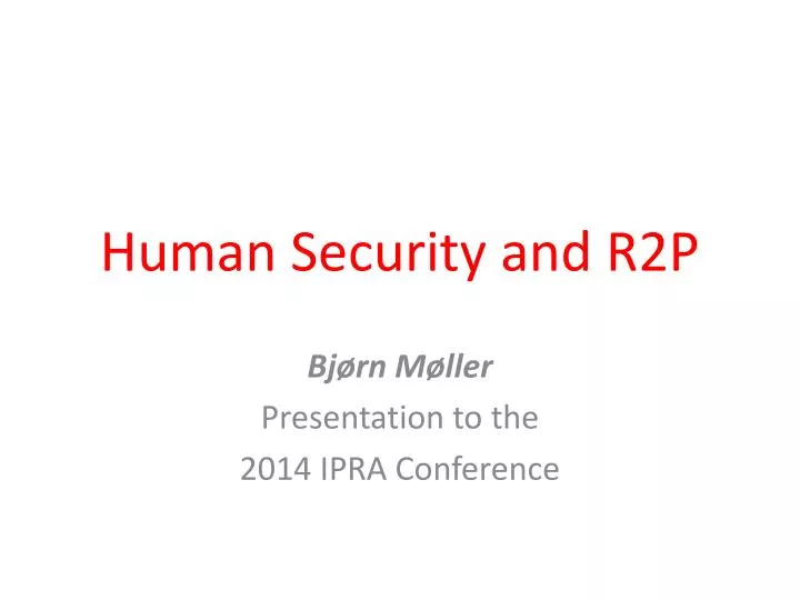 human security and r2p