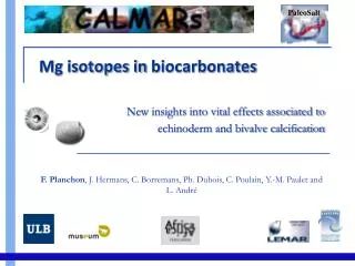 Mg isotopes in biocarbonates