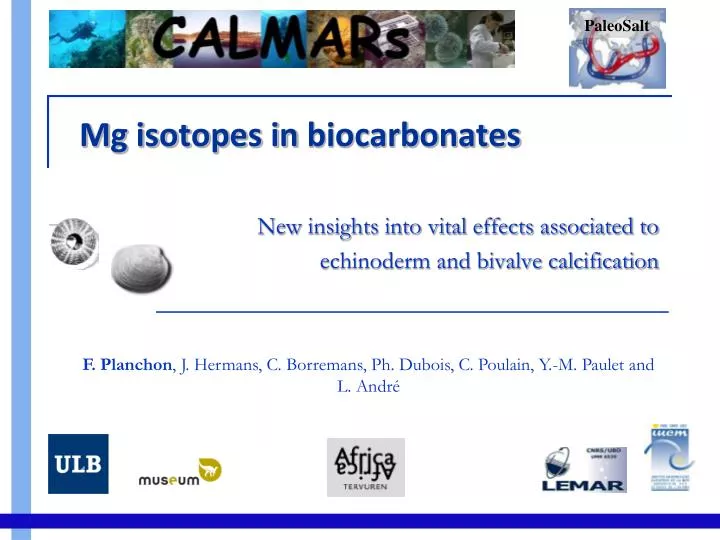 mg isotopes in biocarbonates