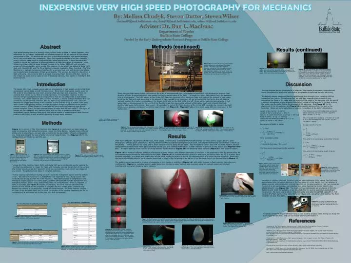 inexpensive very high speed photography for mechanics
