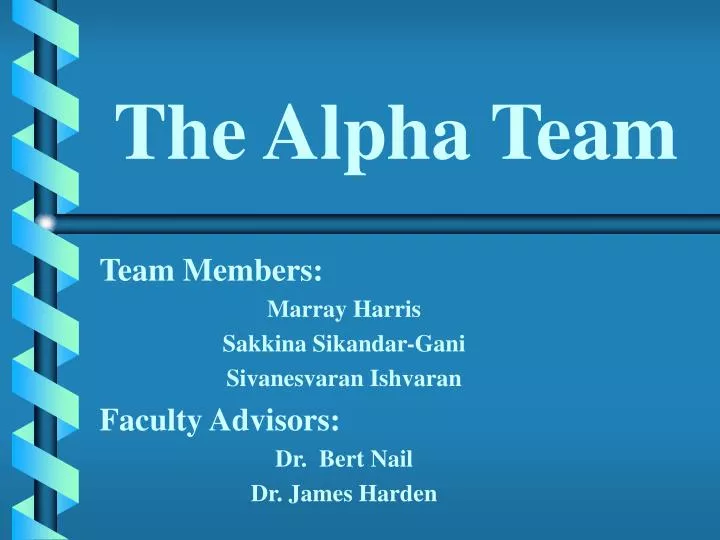 the alpha team