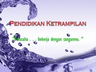 pendidikan ketrampilan