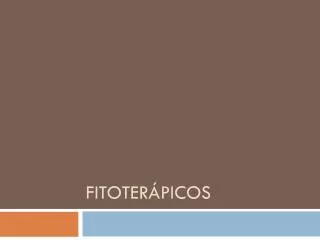 fitoter picos