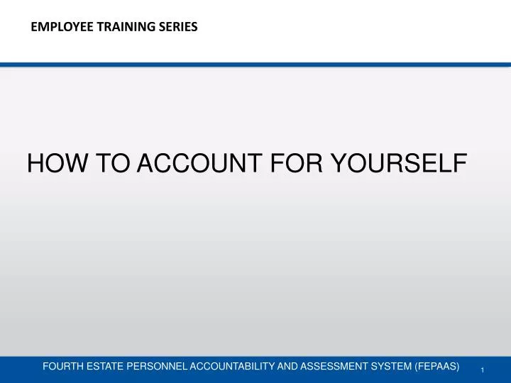 employee training series