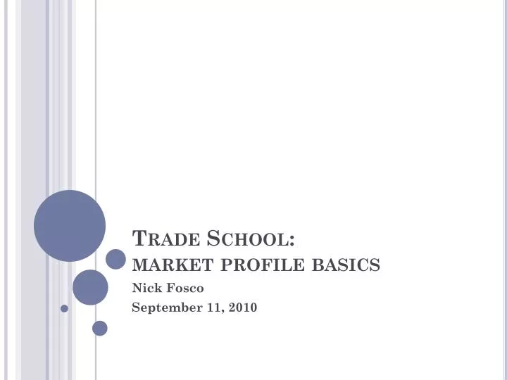 trade school market profile basics