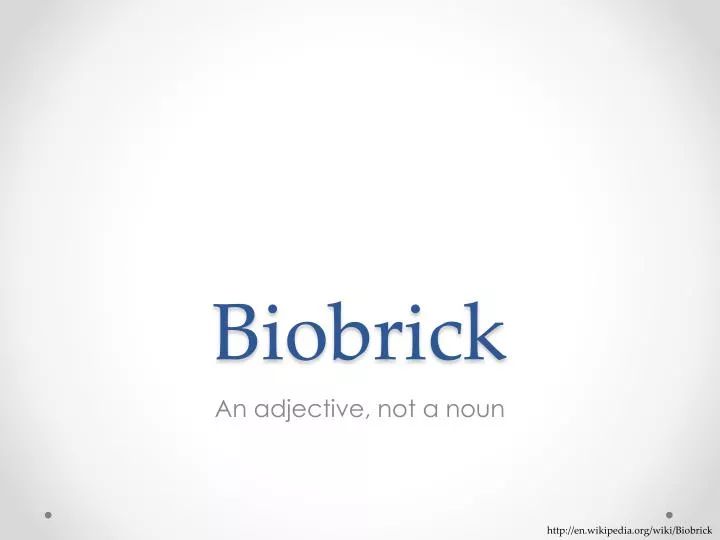 biobrick