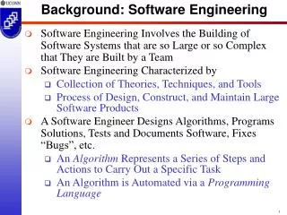 Background: Software Engineering