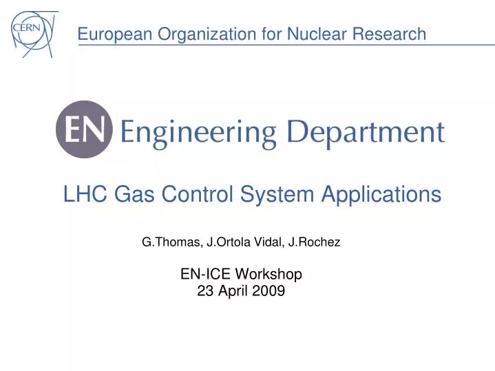 lhc gas control system applications
