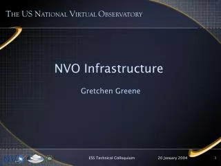 NVO Infrastructure