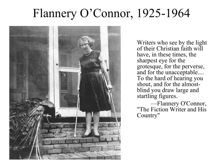flannery o connor 1925 1964