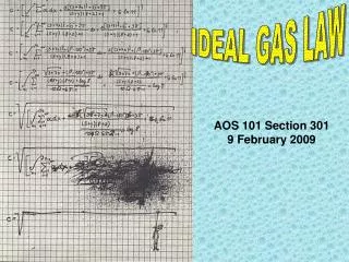 IDEAL GAS LAW