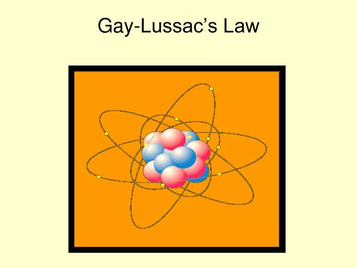 gay lussac s law