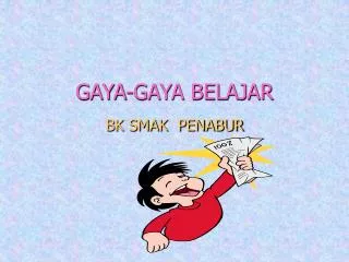 gaya gaya belajar