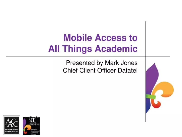 mobile access to all things academic