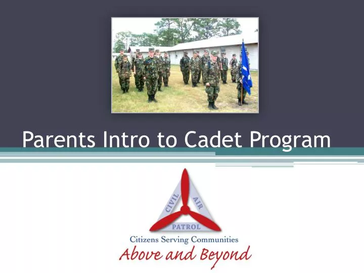 parents intro to cadet program